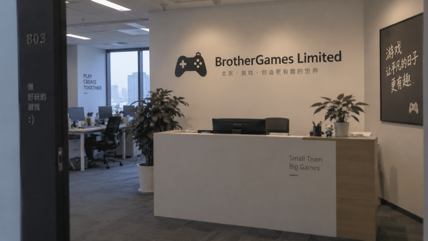 BrotherGames Limited Beijing office reception
